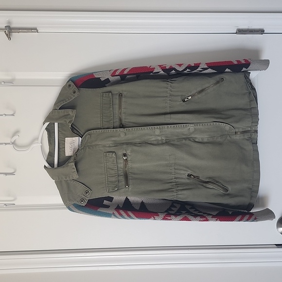 THREAD & SUPPLY military distressed jacket size small l - Picture 1 of 6